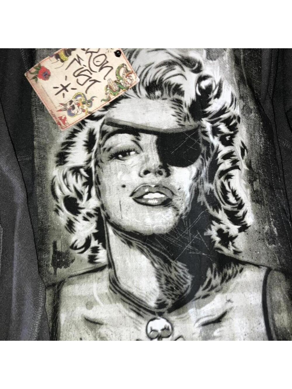 NWT Iron Fist biker jacket with Marilyn Monroe graphic liner